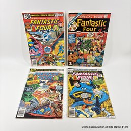 4 Marvel Fantastic Four Comic Book No. 10, 197, 199, 201 With 35 Cent Price Covers
