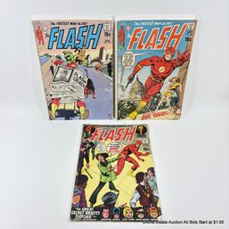 3 DC The Flash Comic Book No. 199, 200, 204 With 15 Cent Price Covers
