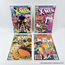 Marvel The Uncanny X-Men No. 117, 127, 136  & Marvel Triple Action No. 45 Comic Book 30 Cent Price Covers