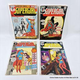 4 DC Supergirl Comic Books No 407, 408, 401, 405 15 Cent Cover Price