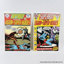 2 DC Superboy Legion Of Super-Heroes Comic Books No. 201, 198 20 Cent Cover Price