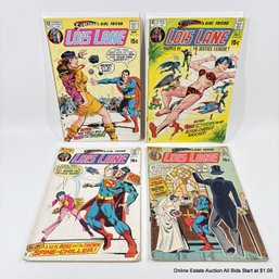 4 DC Lois Lane Comic Book No. 109, 108, 110, 111 15 Cent Cover Price