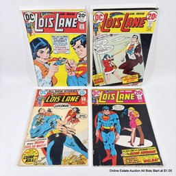 4 DC Lois Lane Comic Book No. 125, 132, 134, 130 20 Cent Cover Price