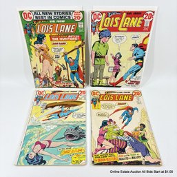 4 DC Lois Lane Comic Book No. 124, 126, 127, 131 20 Cent Cover Price