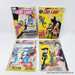 4 DC Lois Lane Comic Book No. 114, 115, 116, 121 20 Cent Cover Price