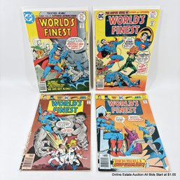 4 DC World's Finest Comic Book No. 240, 241, 242, 243 30 Cent Cover Price