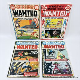 4 DC Wanted Comic Book No. 2, 4, 6, 8  20 Cent Cover Price