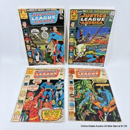 4 DC Justice League America Comic Book No. 84, 86, 87, 89 15 Cent Cover Price