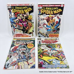 4 Marvel The Amazing Spider-Man Comic Book No. 117, 118, 126, 131 With 20 Cent Price Cover