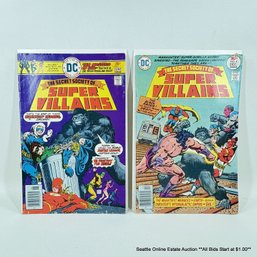 2 DC The Secret Society Of Super Villains Comic Book No. 1, 4 With 30 Cent Price Cover