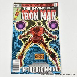 Marvel The Invincible Iron Man Comic Book No. 112 With 40 Cent Price Cover
