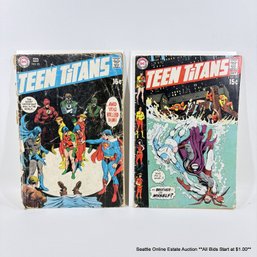 2 DC Teen Titans Comic Book No. 25, 29 With 15 Cent Price Cover