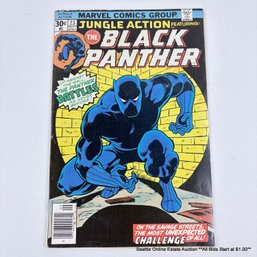 Marvel Jungle Action Featuring The Black Panther Comic Book No. 23 With 30 Cent Price Cover