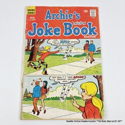 Archie Series Archie's Joke Book No. 134 With 12 Cent Price Cover