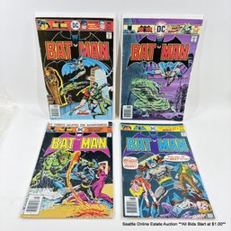 4 DC Batman Comic Book No. 276, 277, 278, 279  With 30 Cent Price Covers