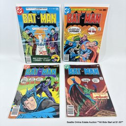 4 DC Batman Comic Book No. 291, 292, 293, 294  With 35 Cent Price Cover