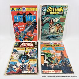 3 DC Batman Comic Book No. 233, 235, 273 And The Brave And The Bold No. 122 With 25 Cent Price Cover