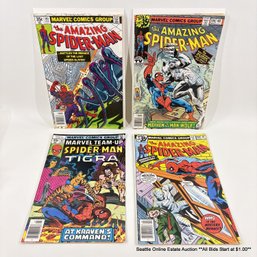 3 The Amazing Spider-Man No. 189, 190, 191 & Marvel Team-Up Feat. Spider-Man No. 67 With 35 Cent Price Cover