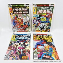2 Marvel Team-Up Feat. Spider-Man No. 78, 80 & 2 Spectacular Spider-Man No. 24, 25 With 35 Cent Price Cover