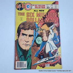 Charlton Comics The Six Million Dollar Man Comic Book No. 7 With 35 Cent Price Cover