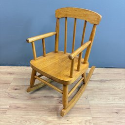 Vintage Children's Wood Rocking Chair (LOCAL PICKUP ONLY)