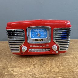 Crosley Retro Corsair Radio CD Player With Bluetooth And Alarm