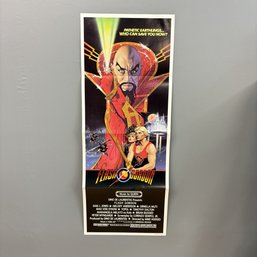 Vintage Flash Gordon With Sam J. Jones & Melody Anderson Insert Movie Poster