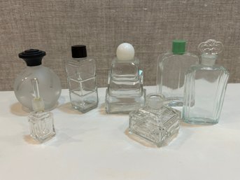 Lot Of 7 Vintage Perfume Bottles
