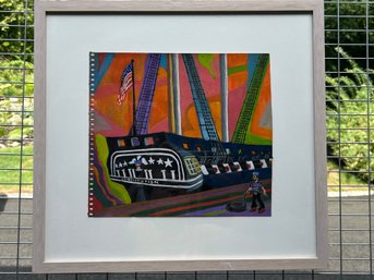 Gouache On Paper, Keith Pavia: Constitution, 2009