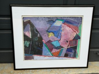 Mixed Media Abstract Art, Signed Culp