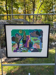Charles Lapicque Lithograph Abstract Landscape, Signed, Ed. 119/175