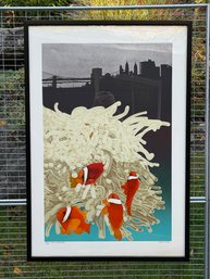 East Riverdance, Screenprint By Michael Knigin 1978