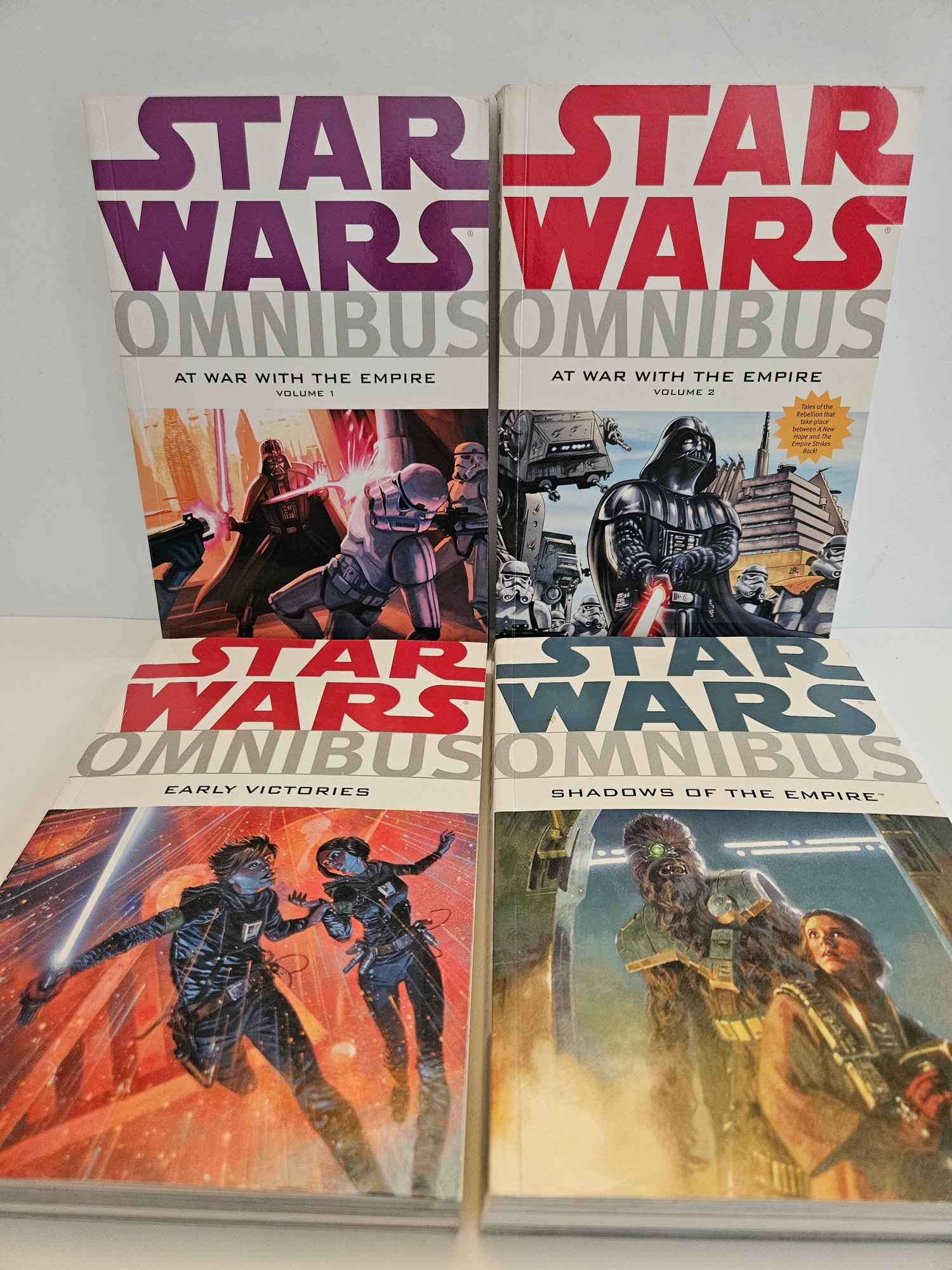 Star Wars Omnibus Graphic Novels PB Comic Books 4 Volumes