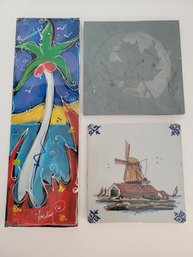 3 Decorative Tile Trivets