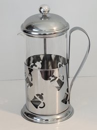 Stainless Steel And Glass French Press Coffee Maker