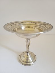 Hamilton Sterling Silver Weighted Footed Compote Dish