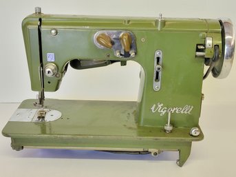Vtg Green Vigorelli Robot Sewing Machine