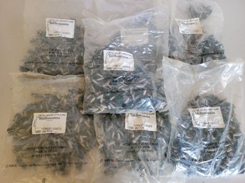 7 Bags Of #14 Forest Green 1' Threaded Fasteners