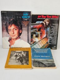 4 Song Books Of Sheet Music