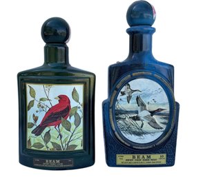 Vtg James B. Beam Whiskey Decanters
