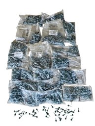 Over 15 Bags Of Forest Green Threaded Fasteners