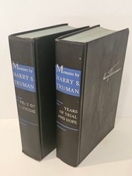 Signed First Edition Memoirs By Harry S. Truman