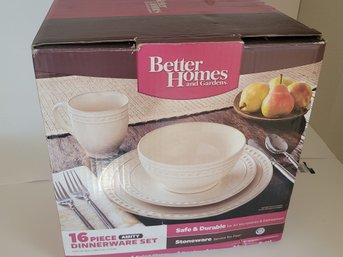 Better Homes And Gardens 16 Piece Amity Dinnerware Set