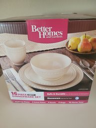 16 Piece Amity Dinnerware Set Better Homes And Garden