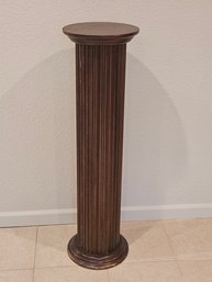 42' Decorative Wood Column Pedestal