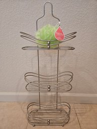 Hanging Or Standing Bathroom Caddy And Loofah