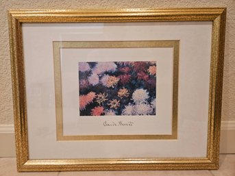 Claude Monet Gold Framed Print