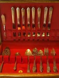 44 Piece WM Roger's Sectional Flatware