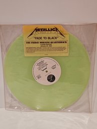 RARE Metallica Fade To Black Promotional LP 1984