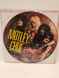 Motley Crue Helter Skelter Promotional Picture Disc And Poster